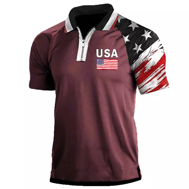 Men's Patriotic Classic Polo Shirt